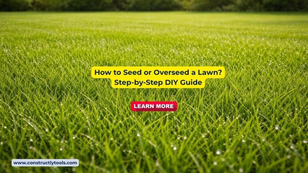 how to seed a lawn guide