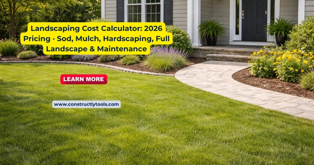 landscaping cost calculator