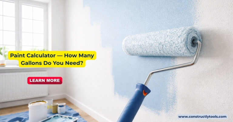 Paint Calculator — How Many Gallons Do You Need?