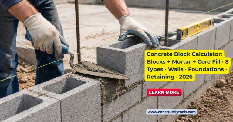 concrete block calculator online