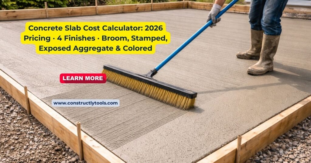 concrete slab cost calculator