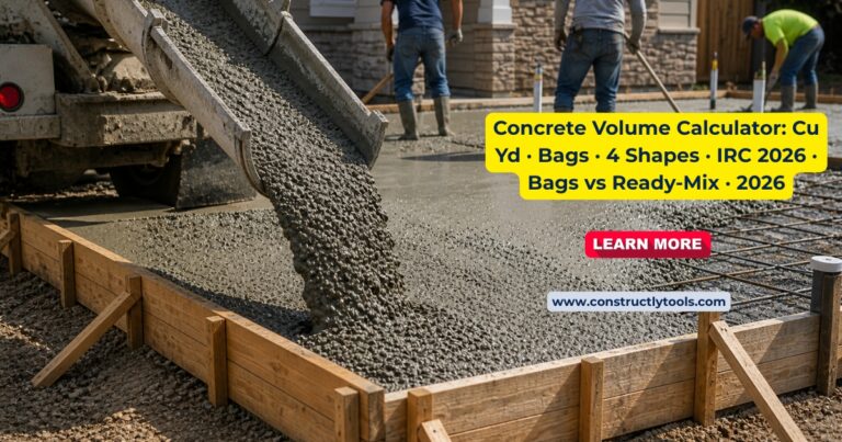 concrete volume calculator online