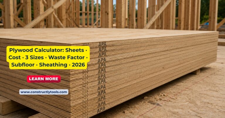 plywood calculator online