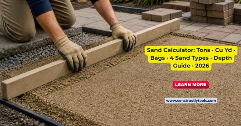 sand calculator online