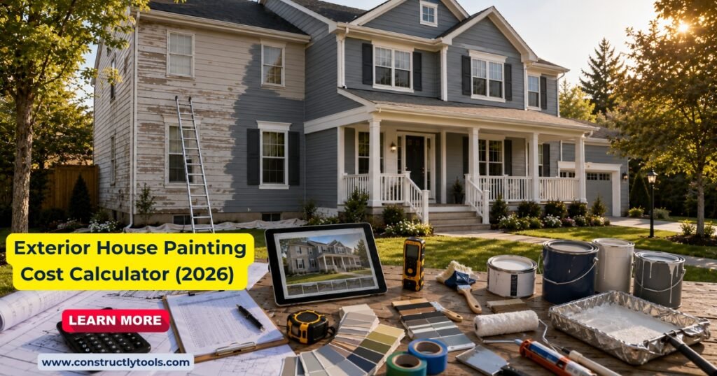 Exterior House Painting Cost Calculator online tool