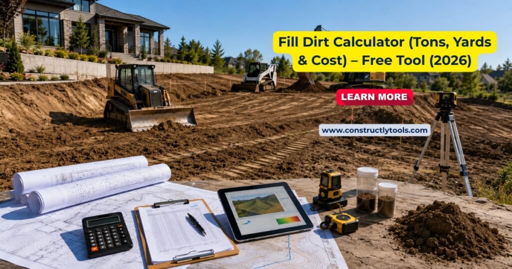 Fill Dirt Calculator Online