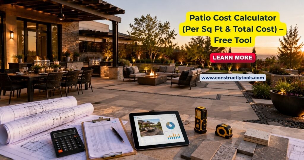 Patio Cost Calculator online