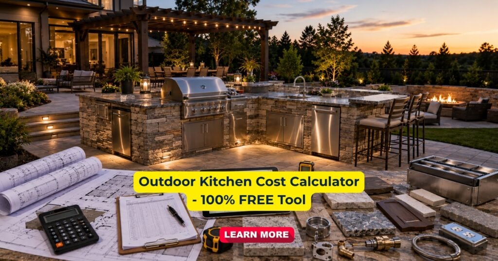 outdoor kitchen cost calculator tool online