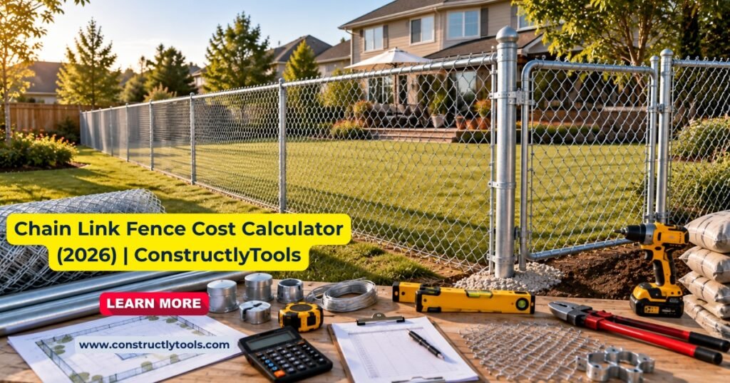Chain Link Fence Cost Calculator Online Tools