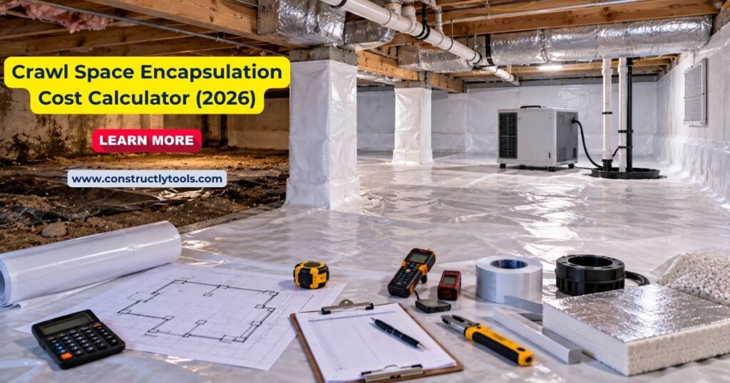 Crawl Space Encapsulation Cost Calculator