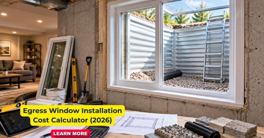 Egress Window Installation Cost Calculator