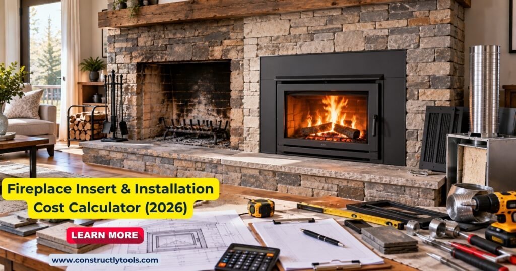 Fireplace Insert Installation Cost Calculator