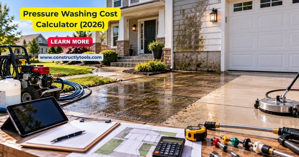 Pressure Washing Cost Calculator Online Tools