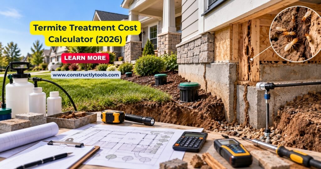 Termite Treatment Cost Calculator Online tool