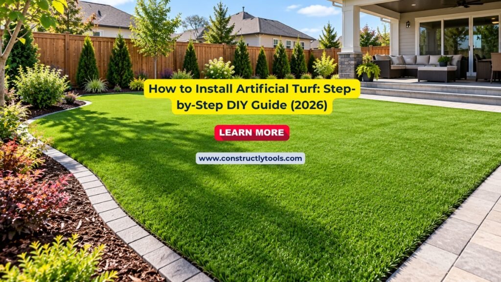 How to Install Artificial Turf: Step-by-Step DIY Guide (2026)
