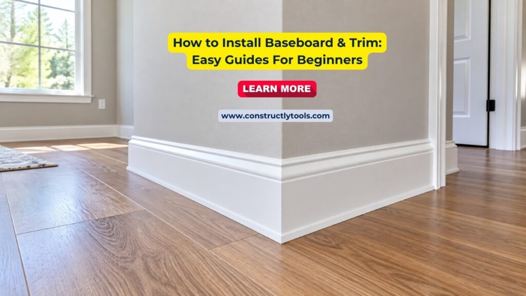 how to install baseboard and trim guides