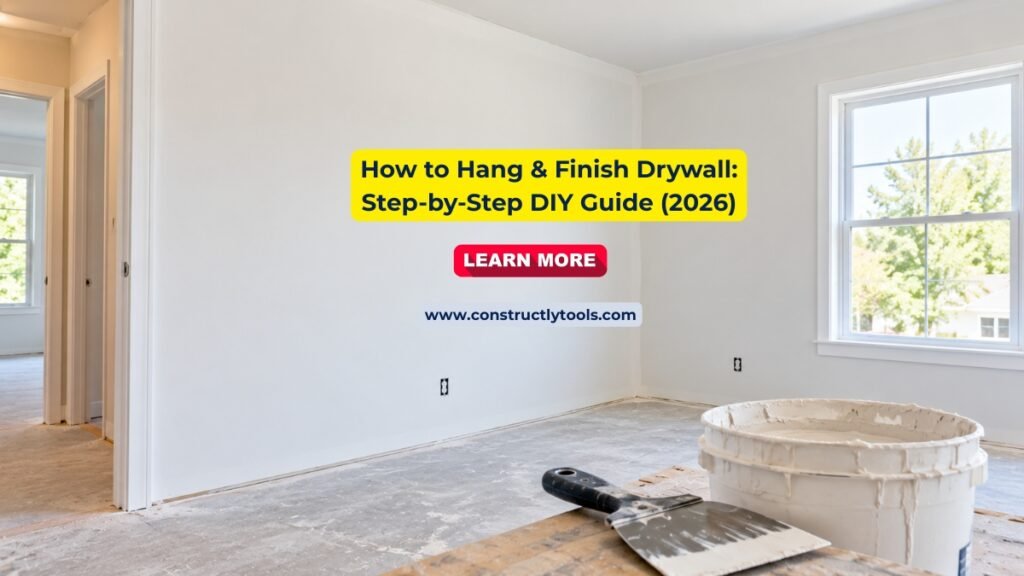 How to hang and finish drywall guides
